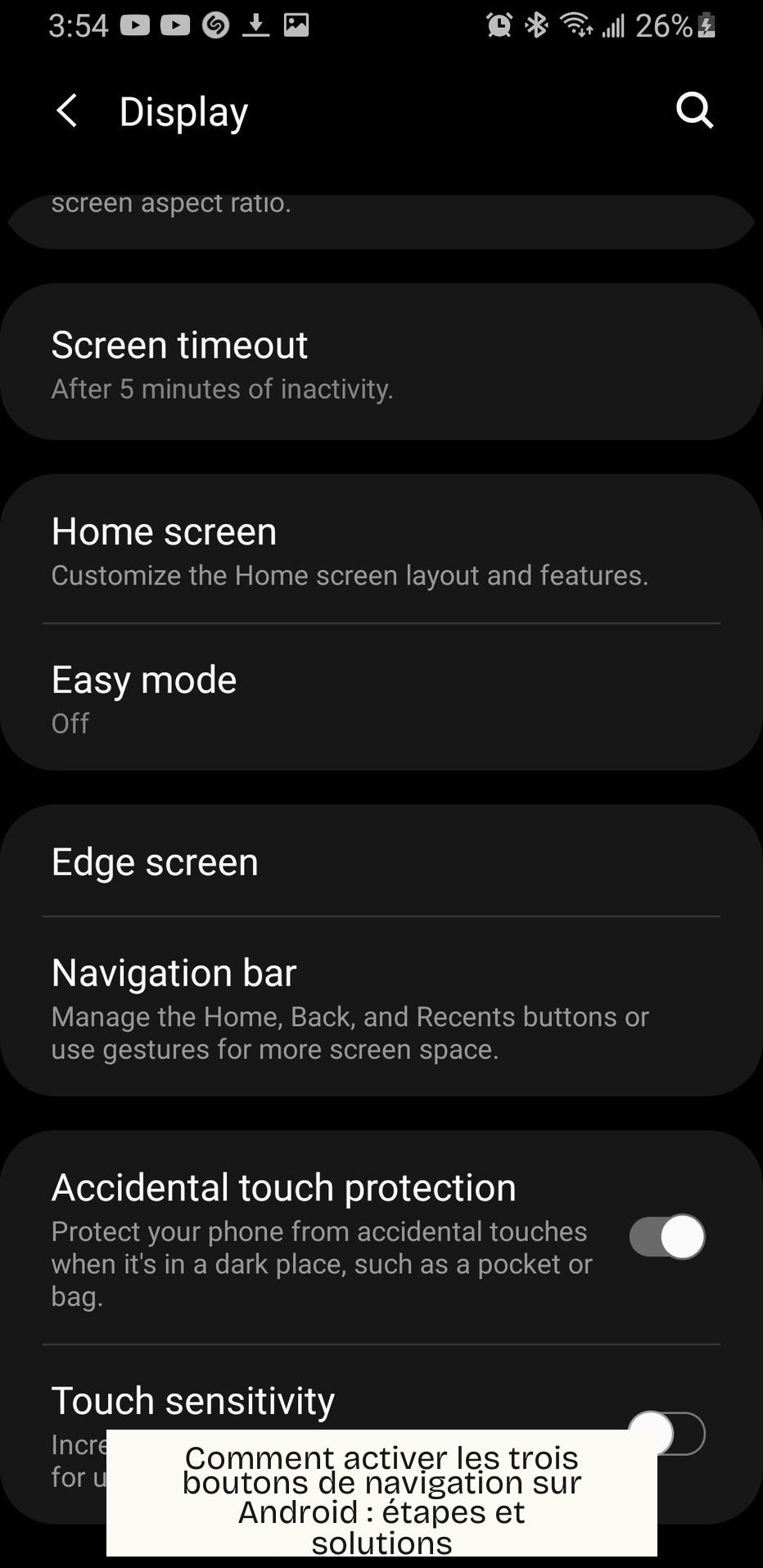 Comment activer les trois boutons de navigation sur Android : étapes et solutions