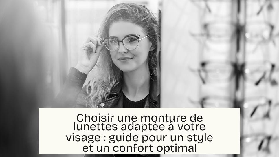 Choisir une monture de lunettes adaptée à votre visage : guide pour un style et un confort optimal