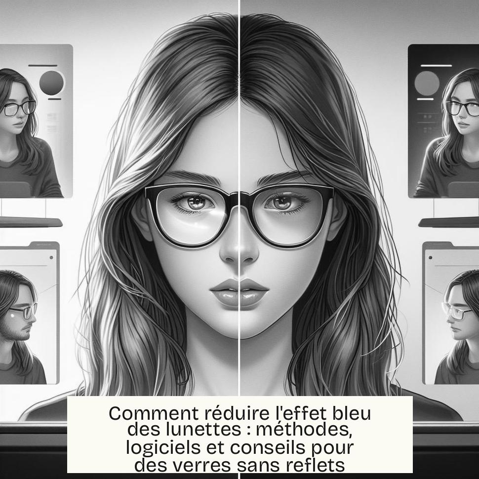 Comment réduire l'effet bleu des lunettes : méthodes, logiciels et conseils pour des verres sans reflets