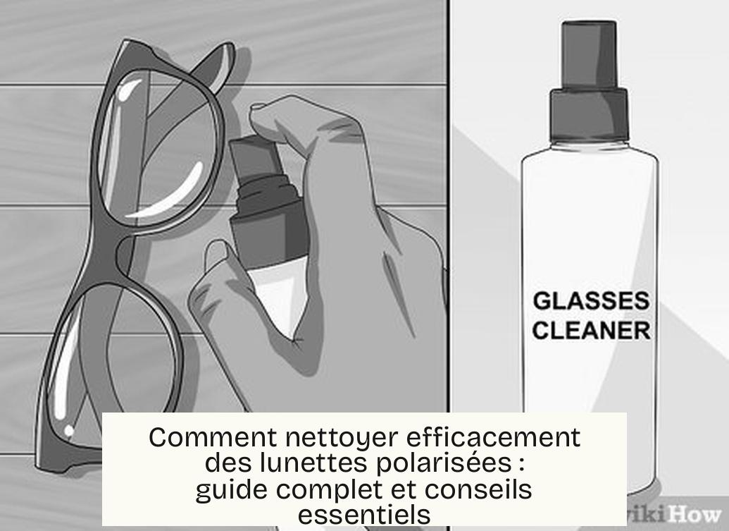Comment nettoyer efficacement des lunettes polarisées : guide complet et conseils essentiels