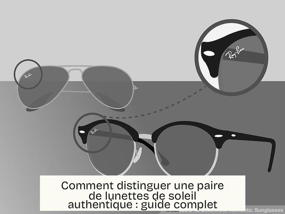 Comment distinguer une paire de lunettes de soleil authentique : guide complet