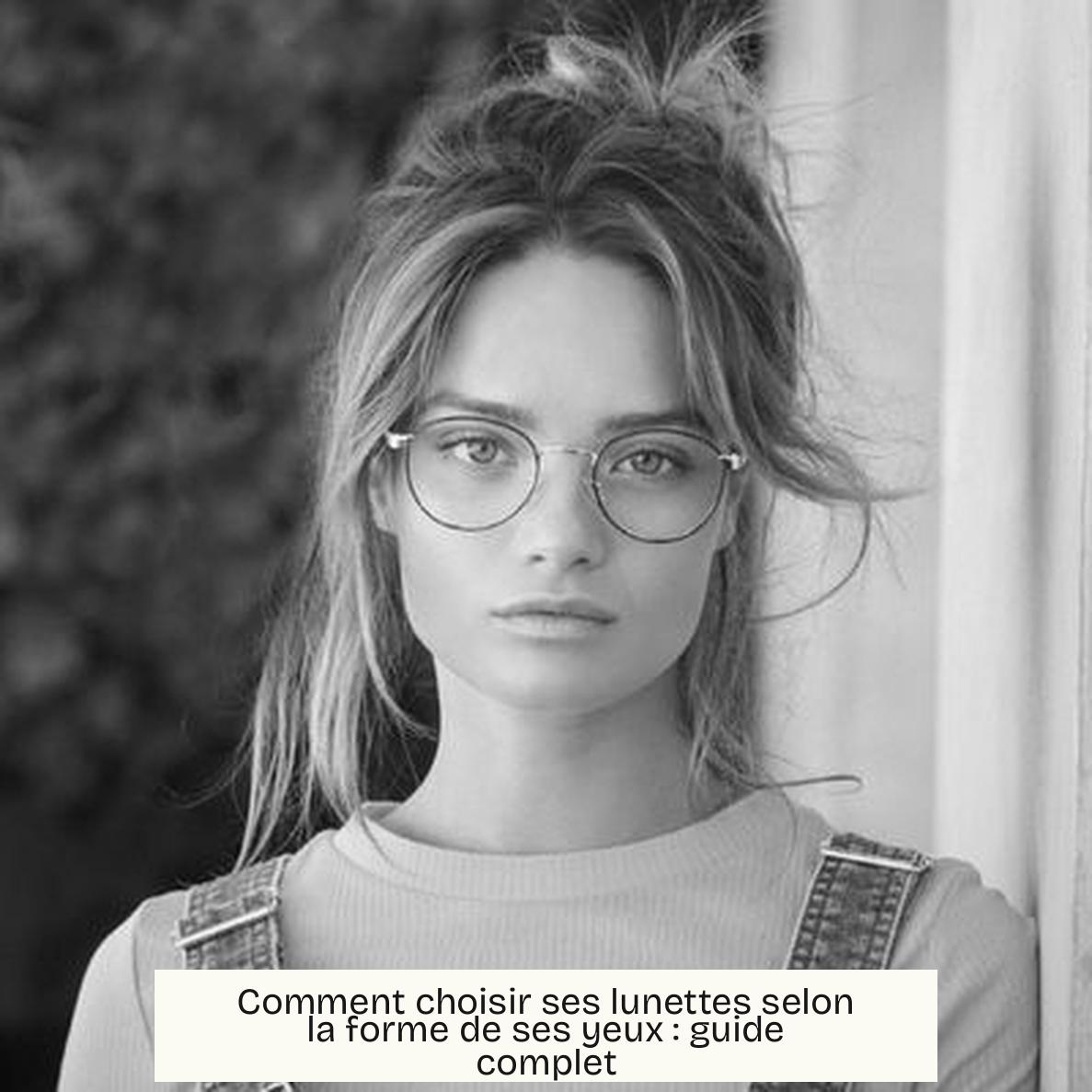 Comment choisir ses lunettes selon la forme de ses yeux : guide complet