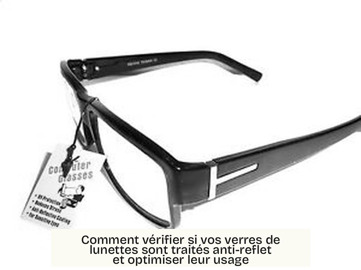 Comment vérifier si vos verres de lunettes sont traités anti-reflet et optimiser leur usage