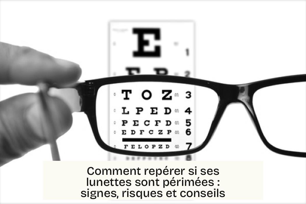 Comment repérer si ses lunettes sont périmées : signes, risques et conseils