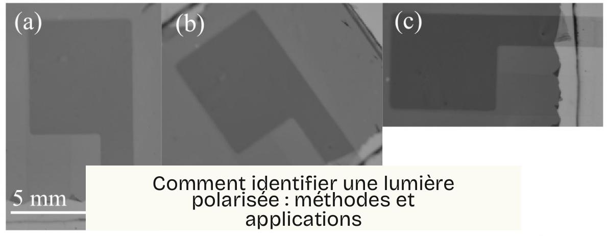 Comment identifier une lumière polarisée : méthodes et applications