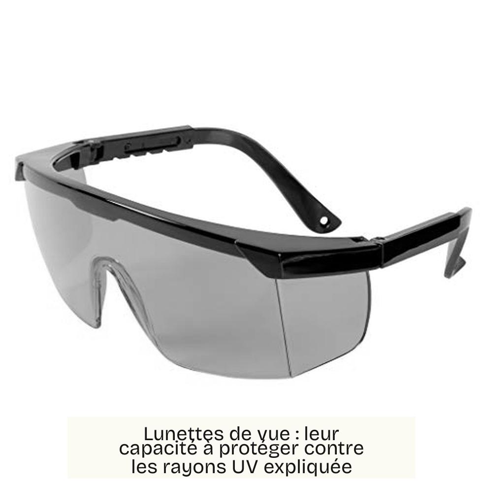 Lunettes de vue : leur capacité à protéger contre les rayons UV expliquée