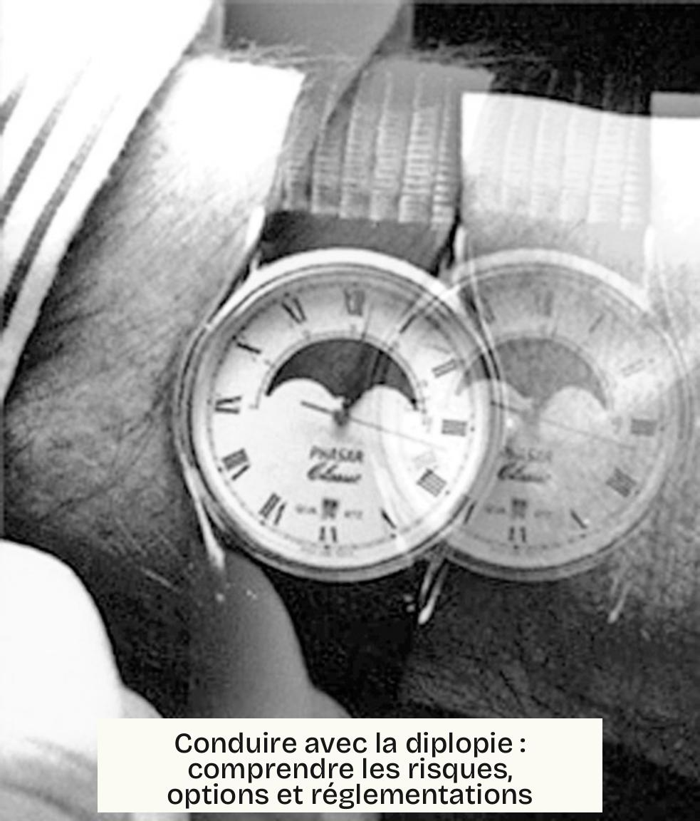 Conduire avec la diplopie : comprendre les risques, options et réglementations