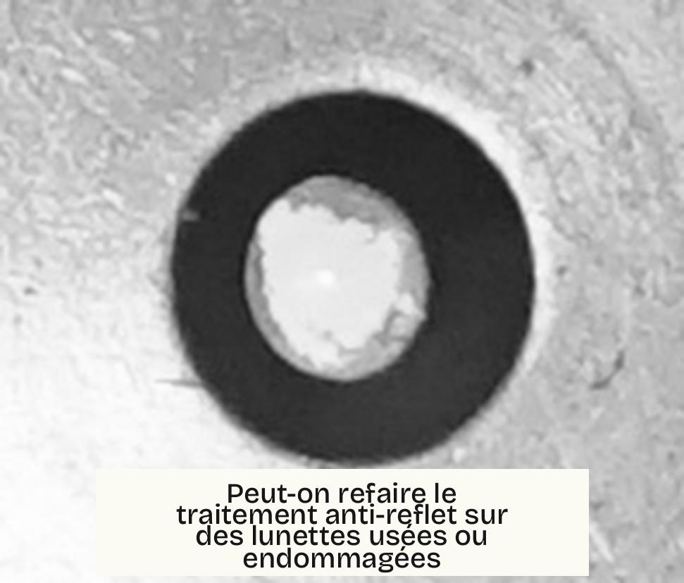 Peut-on refaire le traitement anti-reflet sur des lunettes usées ou endommagées