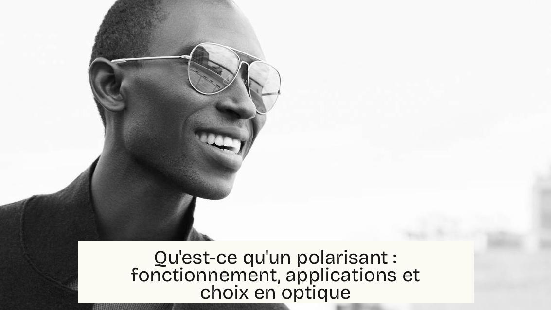 Qu'est-ce qu'un polarisant : fonctionnement, applications et choix en optique