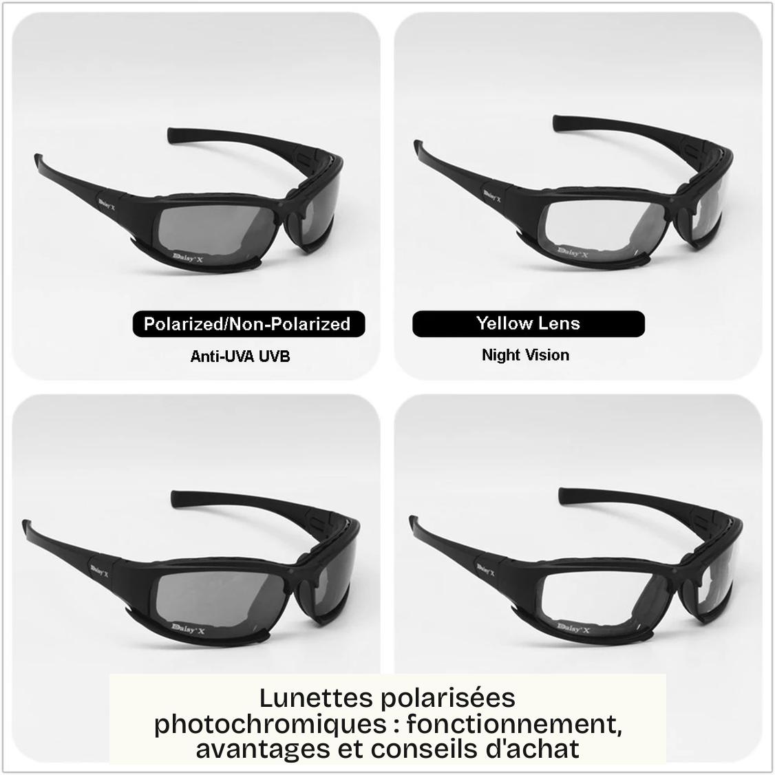 Lunettes polarisées photochromiques : fonctionnement, avantages et conseils d'achat