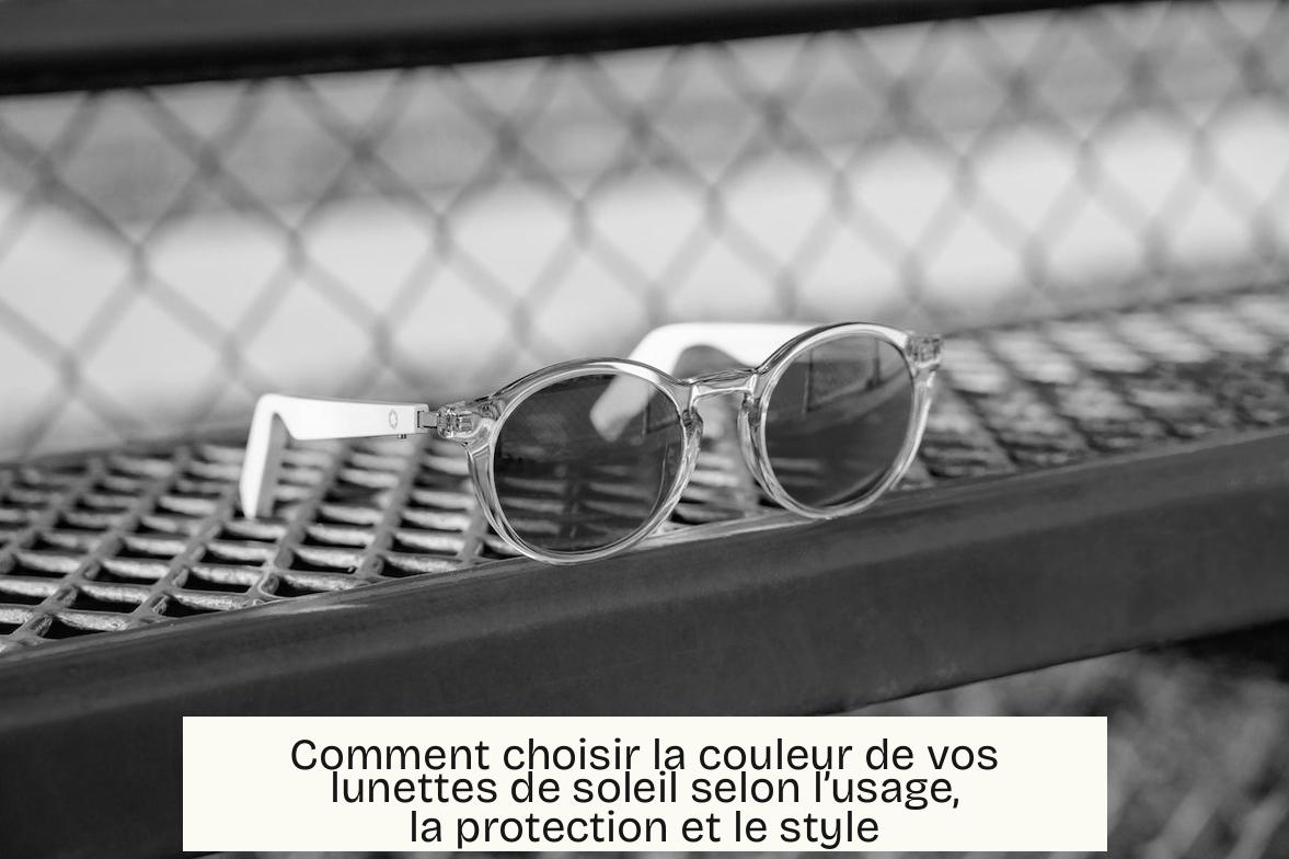 Comment choisir la couleur de vos lunettes de soleil selon l’usage, la protection et le style