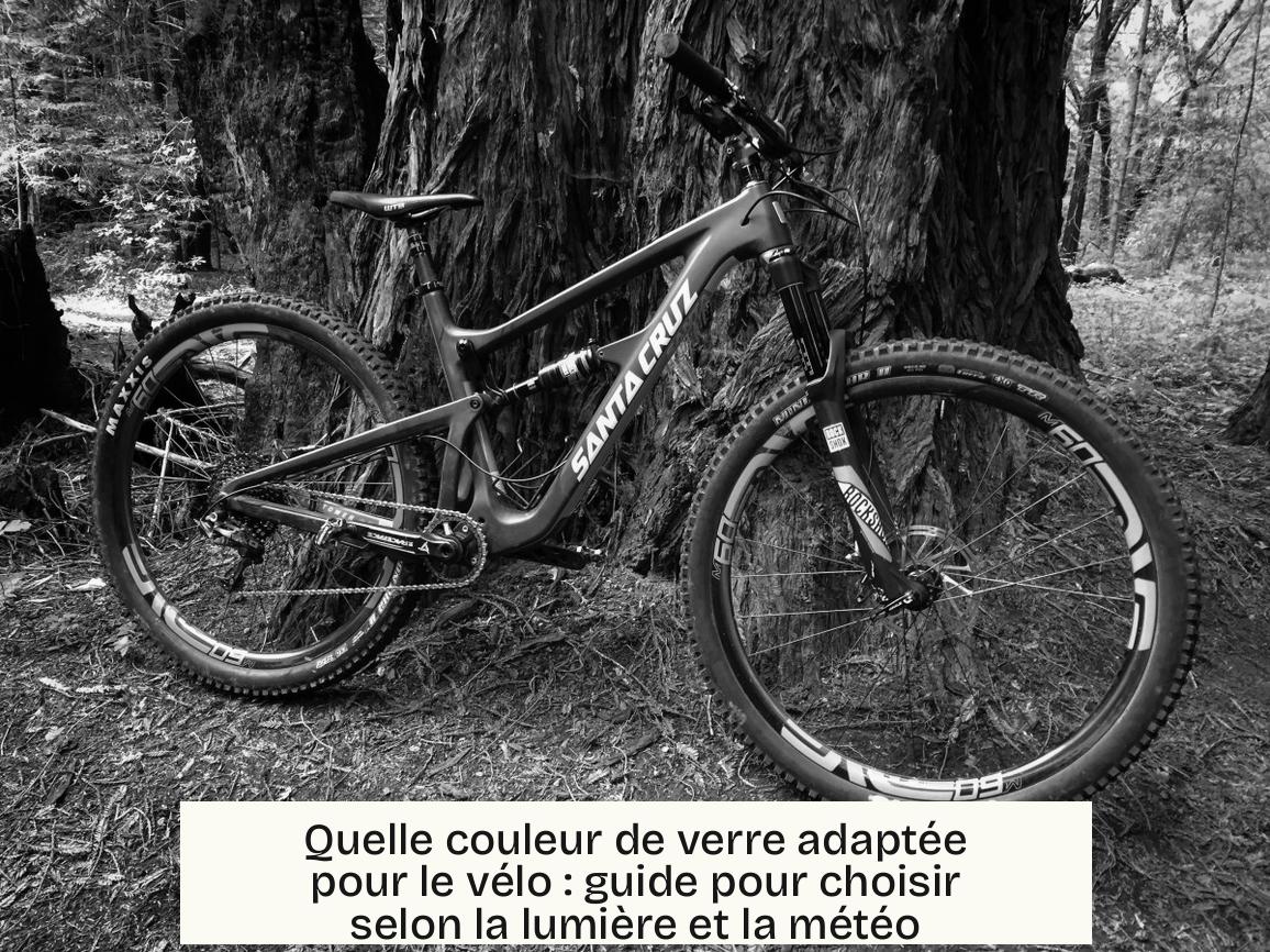 Quelle couleur de verre adaptée pour le vélo : guide pour choisir selon la lumière et la météo