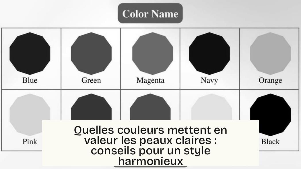 Quelles couleurs mettent en valeur les peaux claires : conseils pour un style harmonieux