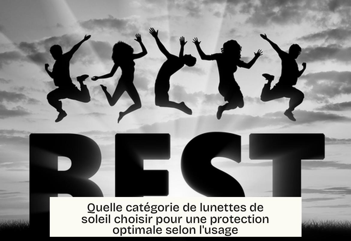 Quelle catégorie de lunettes de soleil choisir pour une protection optimale selon l’usage