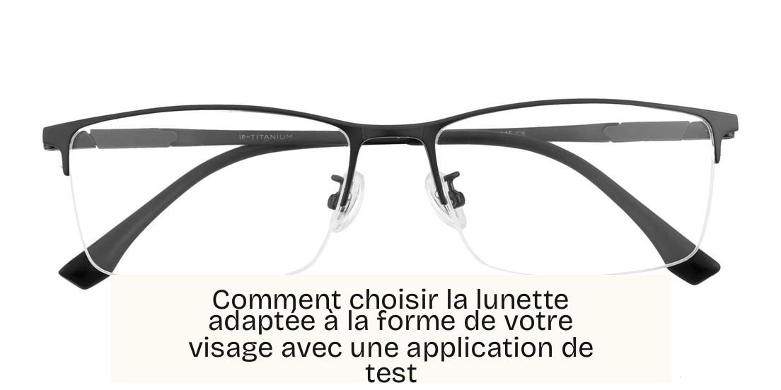 Comment choisir la lunette adaptée à la forme de votre visage avec une application de test