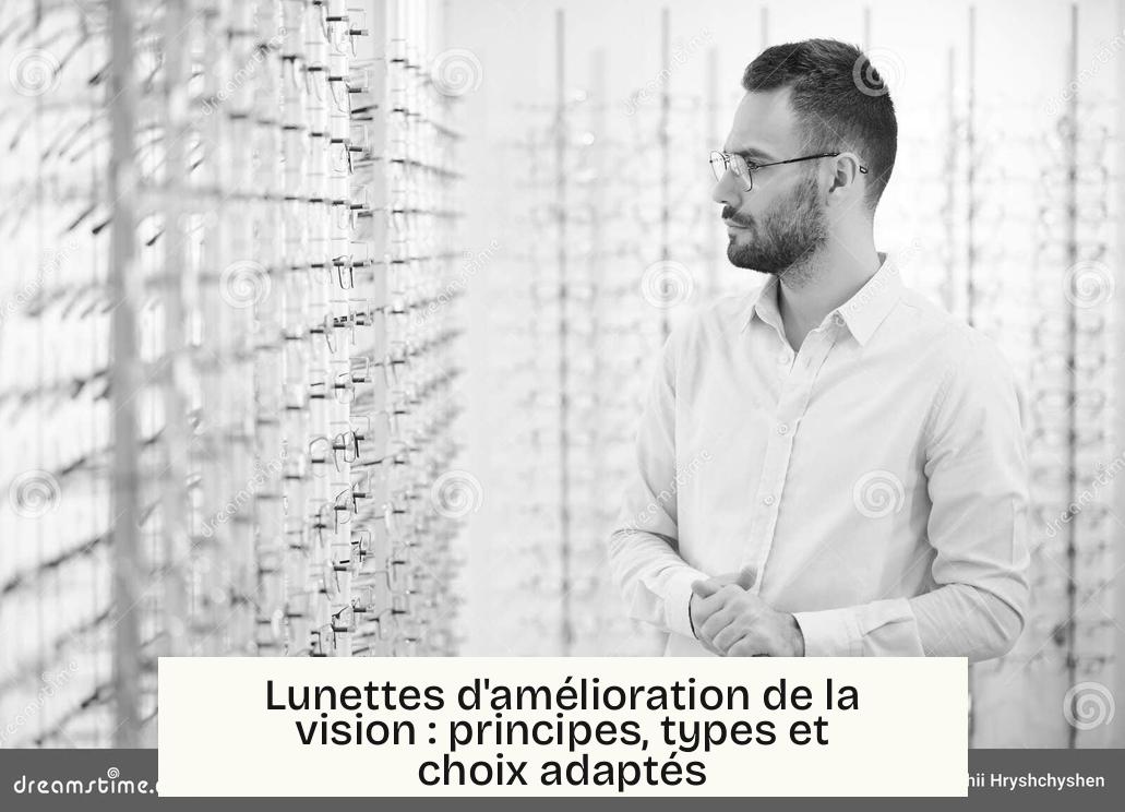 Lunettes d’amélioration de la vision : principes, types et choix adaptés