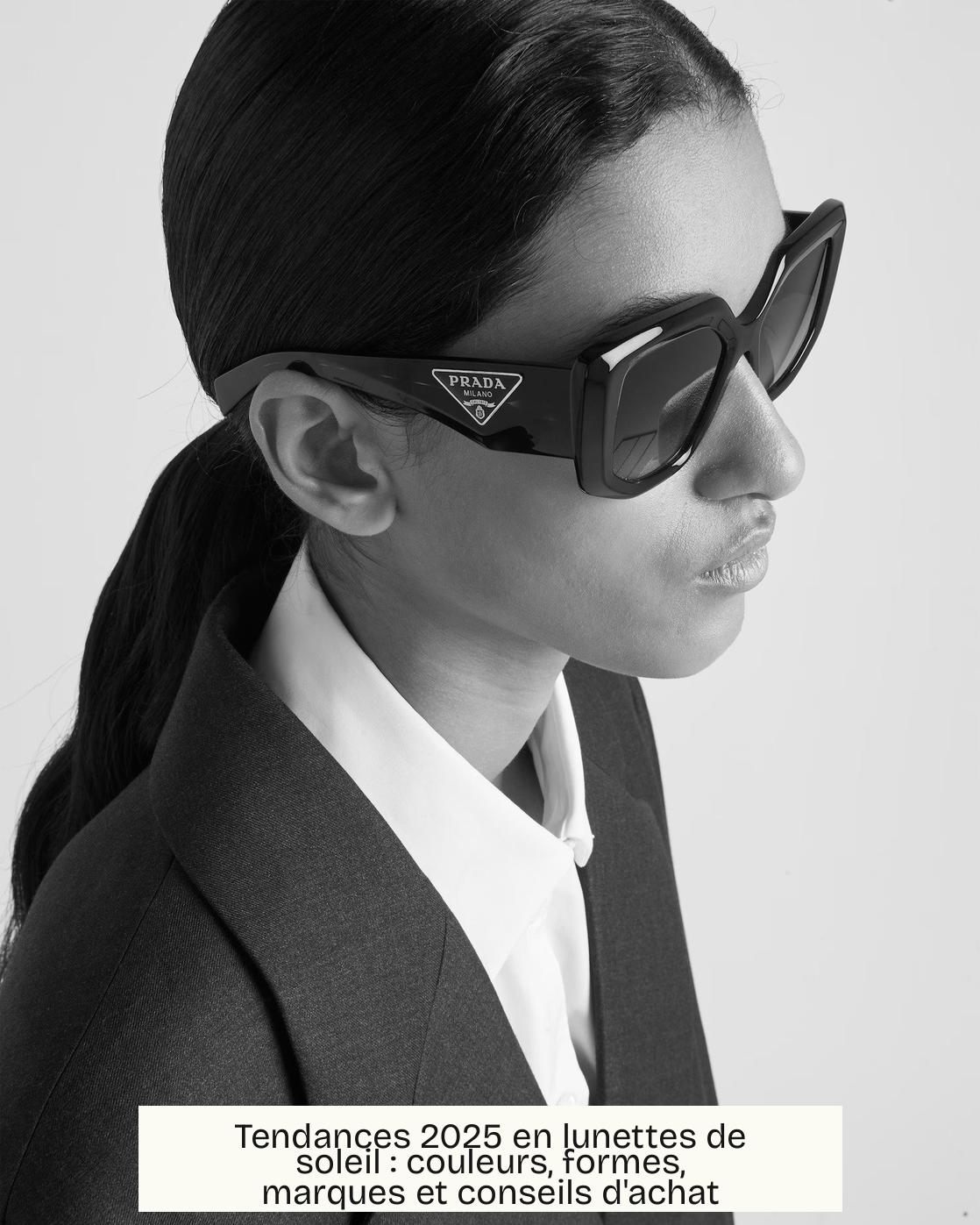 Tendances 2025 en lunettes de soleil : couleurs, formes, marques et conseils d’achat