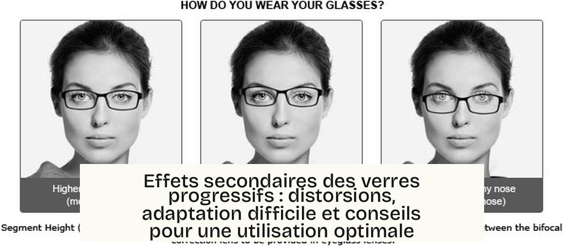 Effets secondaires des verres progressifs : distorsions, adaptation difficile et conseils pour une utilisation optimale