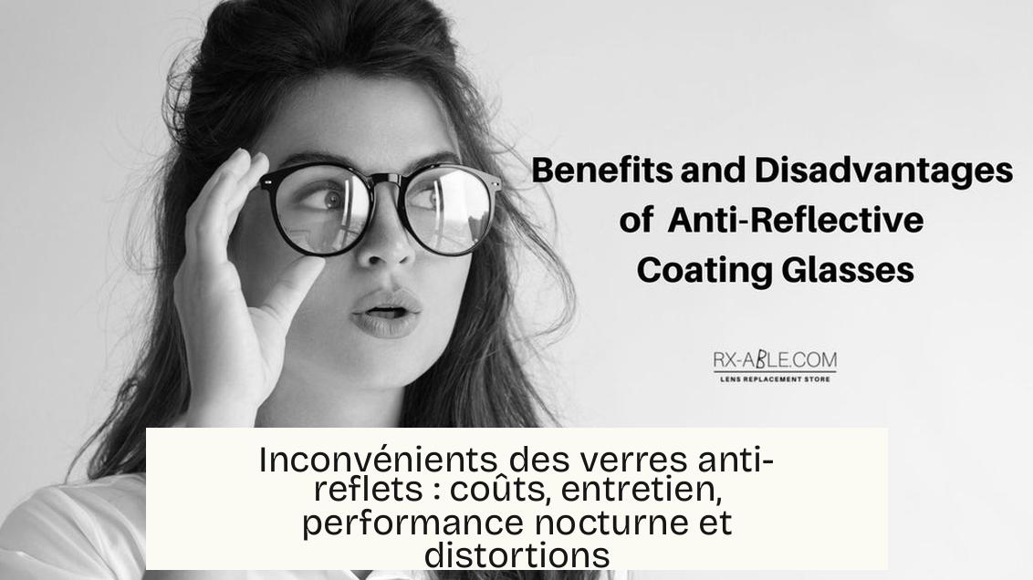 Inconvénients des verres anti-reflets : coûts, entretien, performance nocturne et distortions