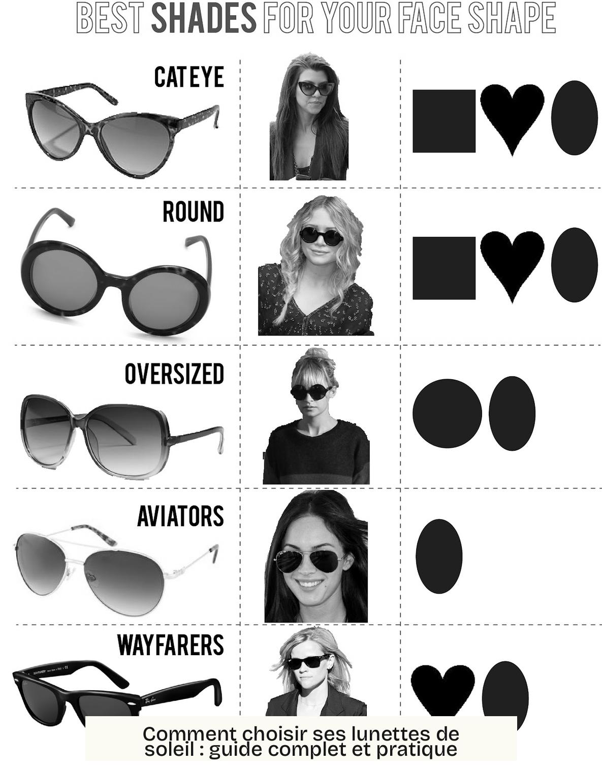 Comment choisir ses lunettes de soleil : guide complet et pratique