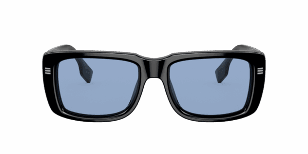 BURBERRY BE4376U Jarvis Noir - Lunette de Soleil de Luxe pour Homme - verres Bleu clair – Image 2
