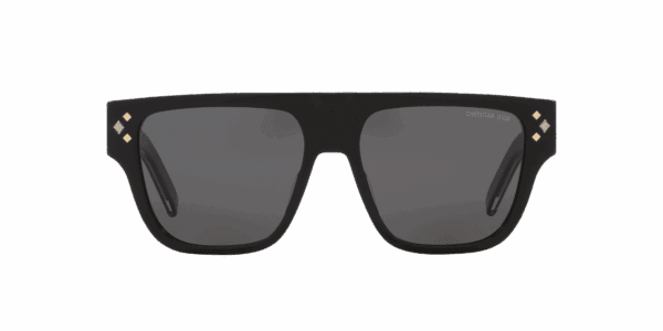 DIOR Cd Diamond S6I Dm40124I Noir brillant - Lunette de Soleil de Luxe pour Homme - verres Gris – Image 2