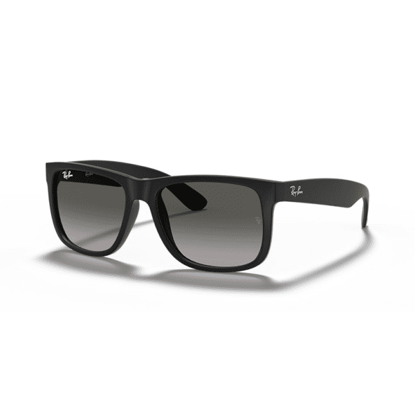 Ray-Ban Lunettes De Soleil Homme Justin Classic - Monture Noir Verres Gris 54-16
