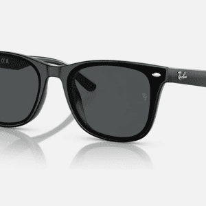 Ray-Ban Lunettes De Soleil Unisexe Rb4420 - Monture Noir Verres Gris 65-18