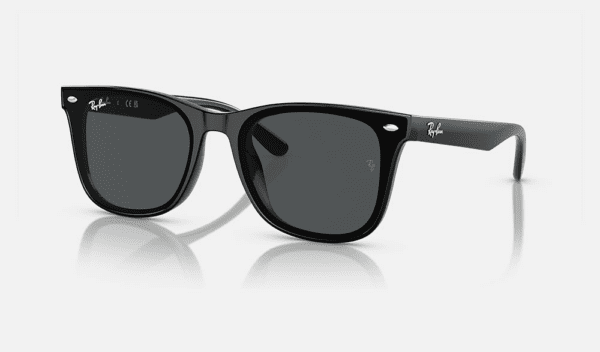 Ray-Ban Lunettes De Soleil Unisexe Rb4420 - Monture Noir Verres Gris 65-18