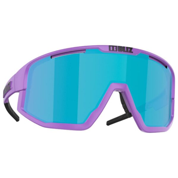 Lunettes de Soleil Bliz Fusion Small Matte Purple Brown Blue Mirror – Image 6