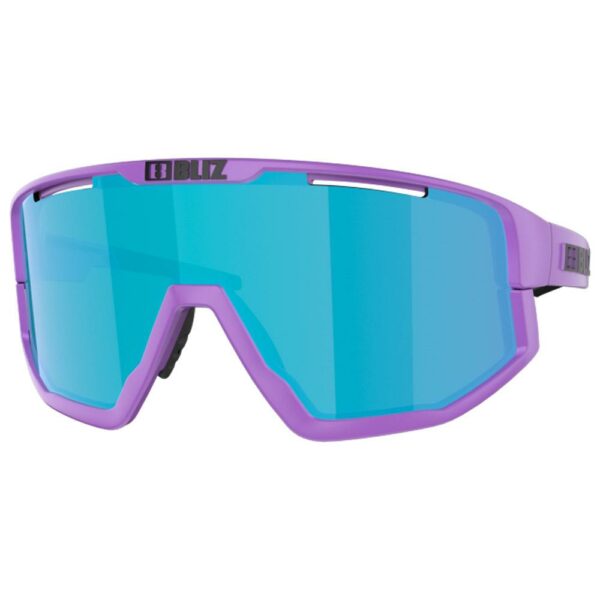 Lunettes de Soleil Bliz Fusion Small Matte Purple Brown Blue Mirror – Image 4