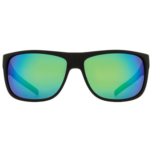 Lunettes de Soleil Red Bull Spect Loom Matte Black Smoke Green Mirror Polarized – Image 2