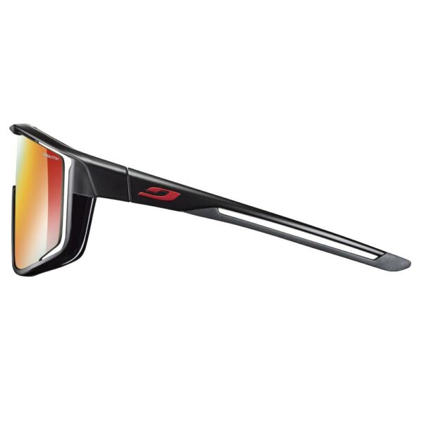 Lunettes de Soleil Julbo Fury Noir Translucide Noir Reactiv Performance 1-3 Laf – Image 3