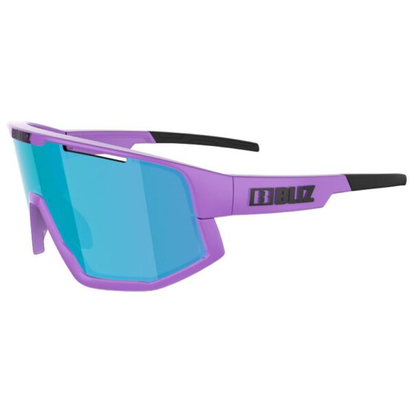 Lunettes de Soleil Bliz Fusion Small Matte Purple Brown Blue Mirror – Image 2