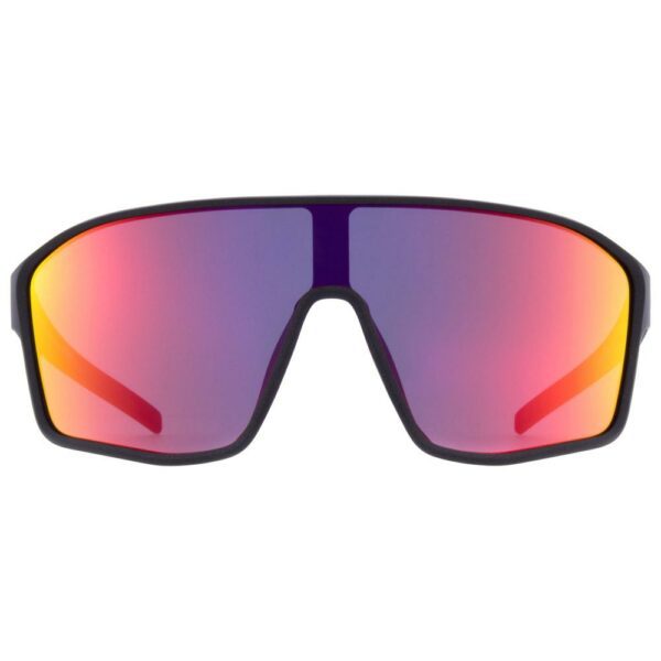Lunettes de Soleil Red Bull Spect Daft Matt Metallic Black Blue Red Purple Mirror – Image 3