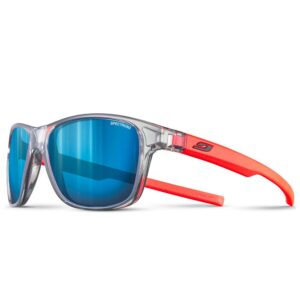 Lunettes de Soleil Julbo Cruiser Gris Translucide Orange Fluo Spectron 3 Multilayer Bleu