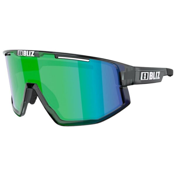 Lunettes de Soleil Bliz Fusion Small Transparent Black Brown Green Mirror – Image 3