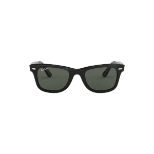 Ray-Ban Lunettes De Soleil Unisexe Original Wayfarer Classic - Monture Noir Verres Vert Polarisés 50-22