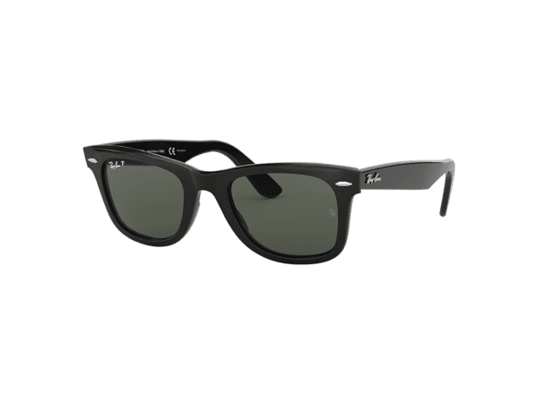 Ray-Ban Lunettes De Soleil Unisexe Original Wayfarer Classic - Monture Noir Verres Vert Polarisés 50-22 – Image 5