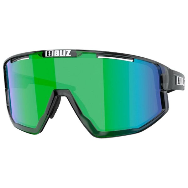 Lunettes de Soleil Bliz Fusion Small Transparent Black Brown Green Mirror – Image 4