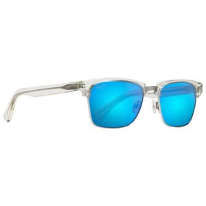 Lunettes de Soleil Maui Jim Kawika Cristal Bleu Hawaï MauiPure