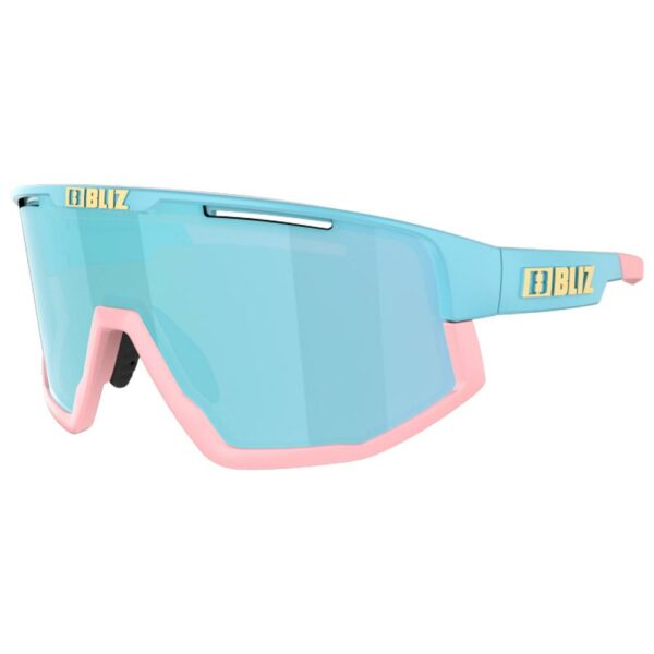 Lunettes de Soleil Bliz Fusion Small Matte Pastel Blue Smoke Ice Blue Mirror – Image 3