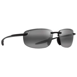 Lunettes de Soleil Maui Jim Hookipa Ultra Matte Black Neutral Grey MauiUltra