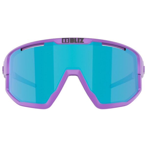 Lunettes de Soleil Bliz Fusion Small Matte Purple Brown Blue Mirror – Image 5