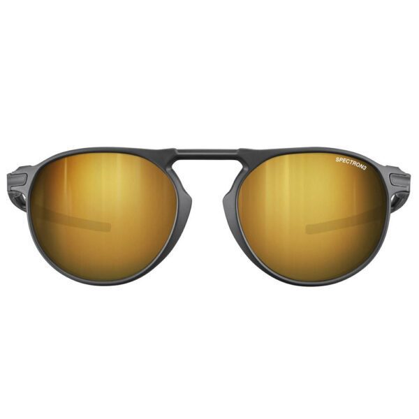 Lunettes de Soleil Julbo Meta Noir Blanc Spectron 3 Polarized Flash Or – Image 3