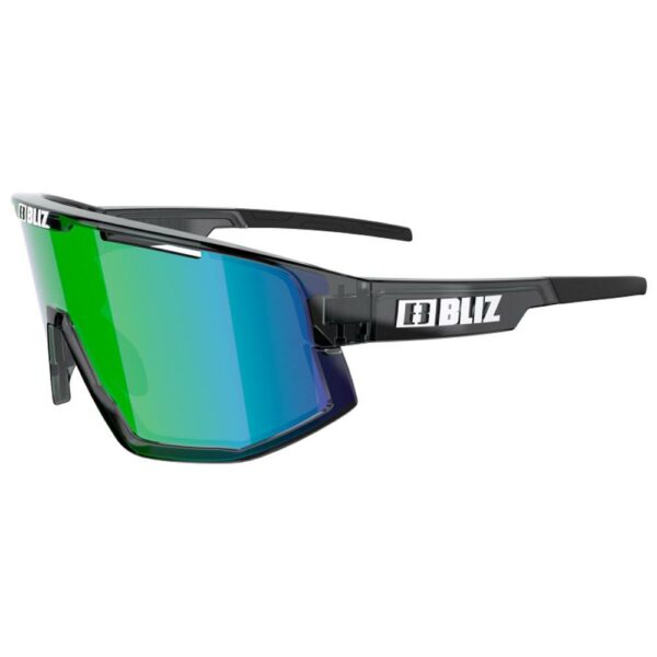 Lunettes de Soleil Bliz Fusion Small Transparent Black Brown Green Mirror – Image 2