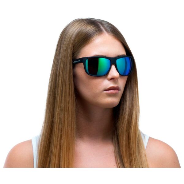 Lunettes de Soleil Red Bull Spect Loom Matte Black Smoke Green Mirror Polarized – Image 5
