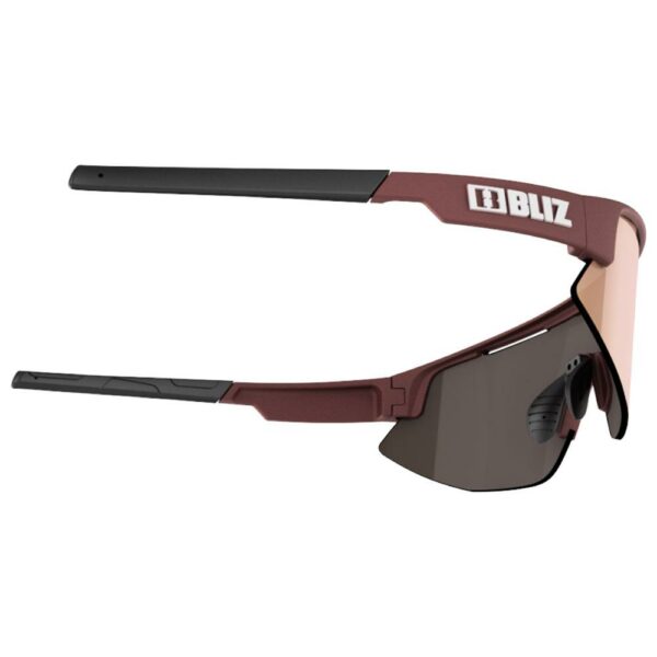 Lunettes de Soleil Bliz Matrix Small Matt Burgundy Brown Rose Multi – Image 4