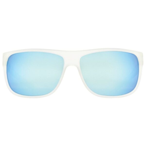 Lunettes de Soleil Red Bull Spect Loom Matte White Smoke Ice Blue Mirror Polarized – Image 2